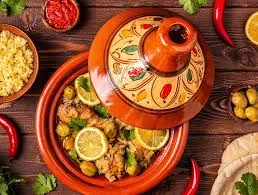 Moroccan street food and spices