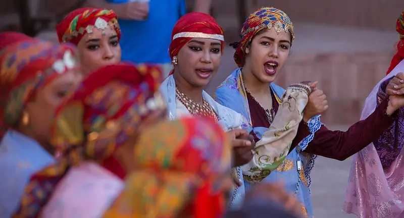 Women group in Traditional festival in Ouarzazate Morocco by Brahim FARAJI