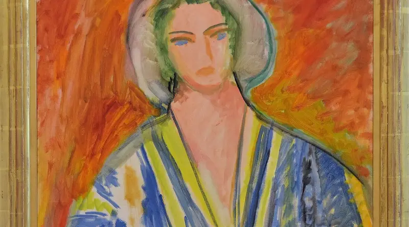 Le Cateau Cambresis Nord Musee Matisse Femme a la gandoura bleue Henri Matisse Nice