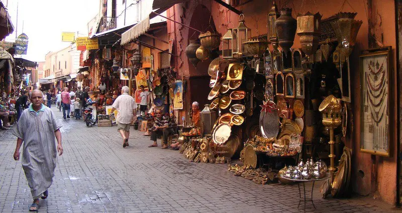 Souks with many shops