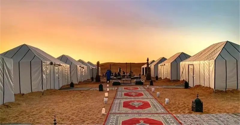Packed bags and a map ready for a Morocco journey