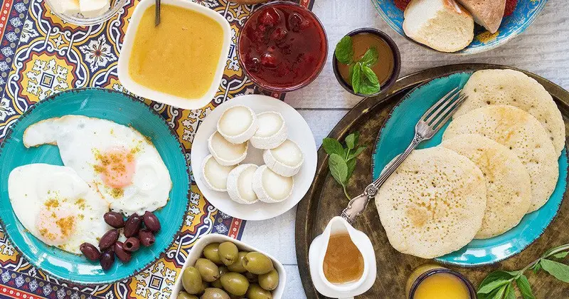 Moroccan vegetarian meal