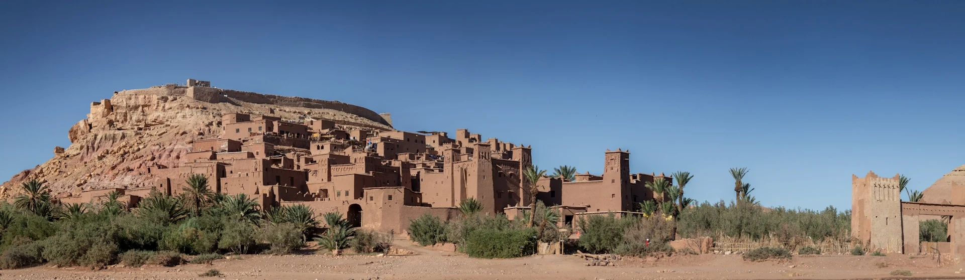 Kasbah de Ait Ben Haddou, Patrimônio Mundial da UNESCO no caminho para o Saara