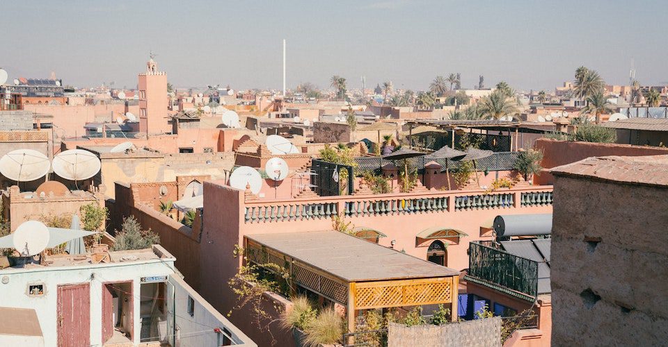 Typically medina of Morocco