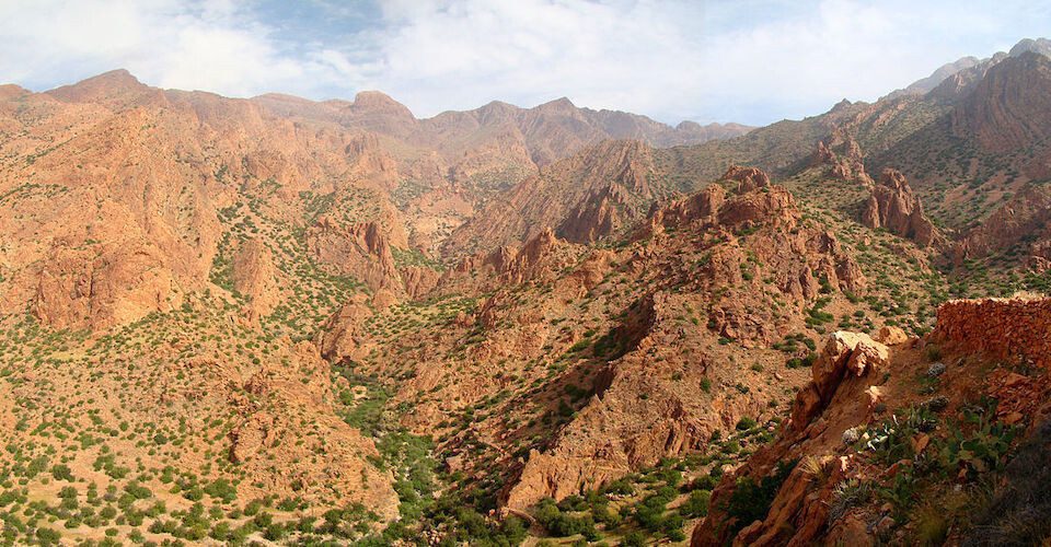 Atlas mountains in Morocco