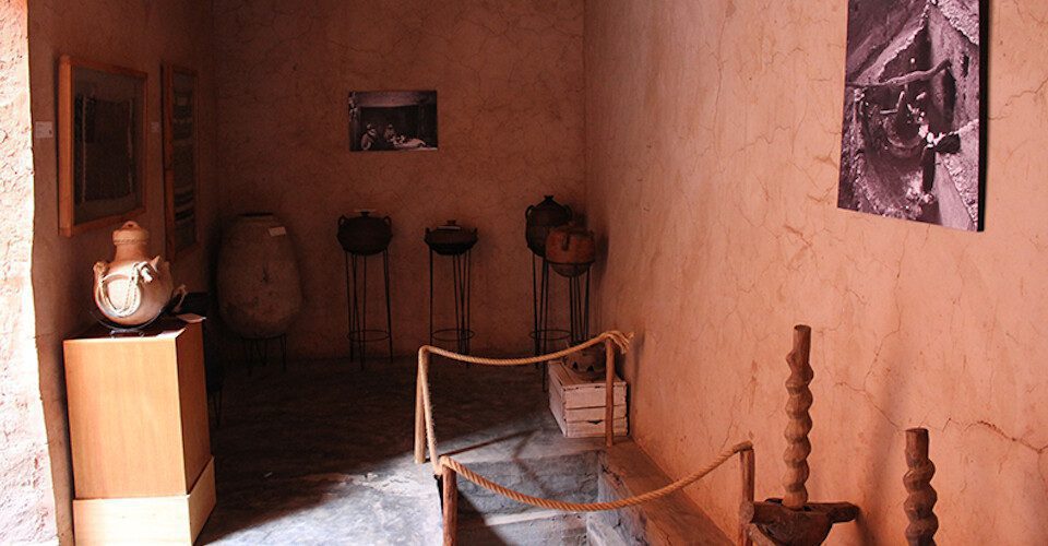 The interior of Berber Ecomuseum of Ourika