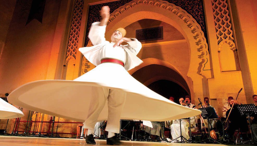 Morocco traditional scared songs player