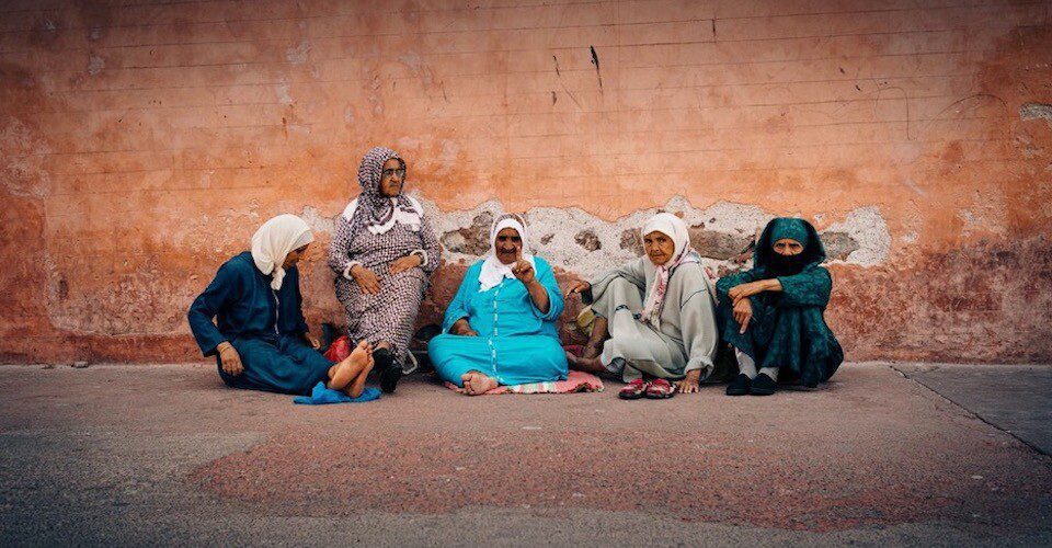 Some Moroccan women chatting