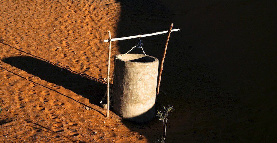 A well in the desert A well in the desert