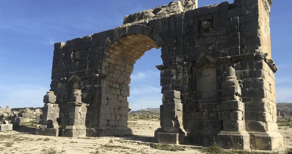 Ancient ruins sites: Volubilis