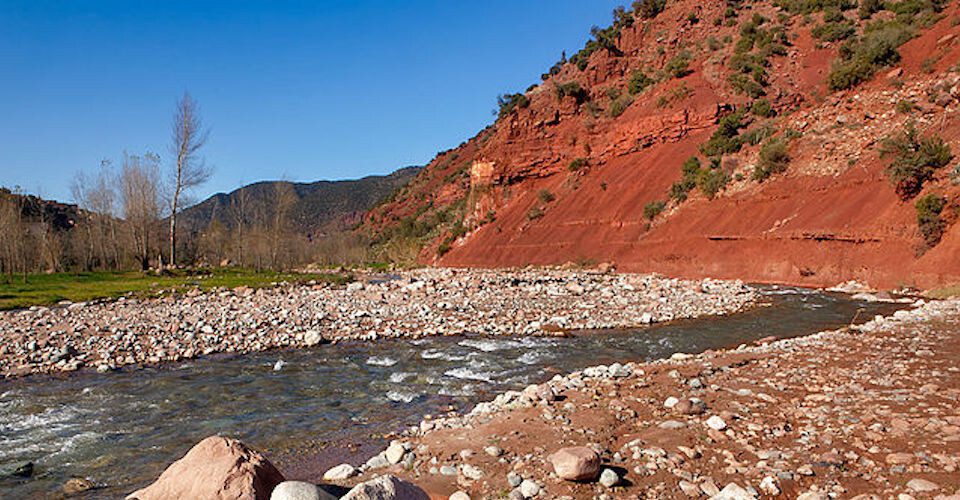 The sinuous Ourika river