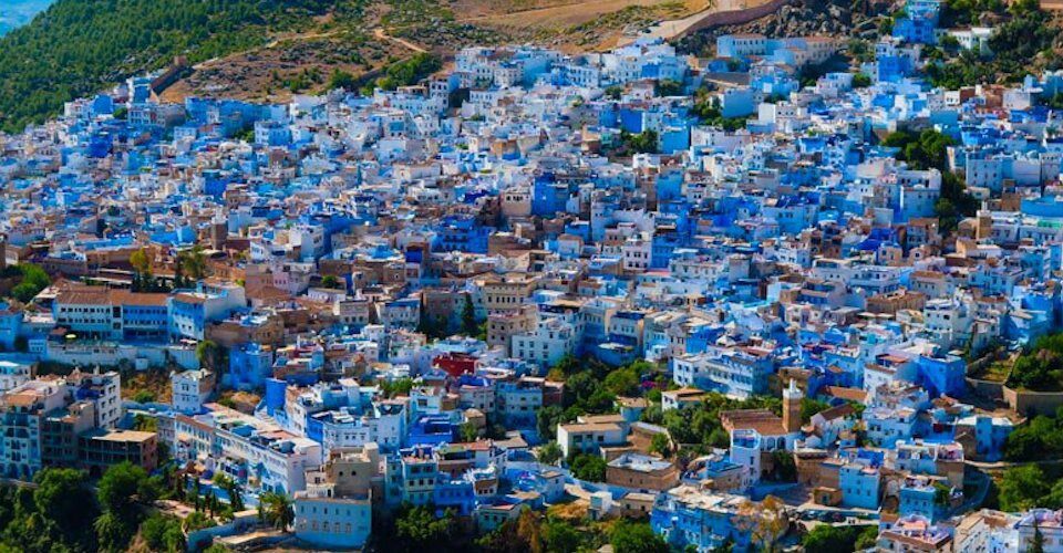 The blue city of Morocco