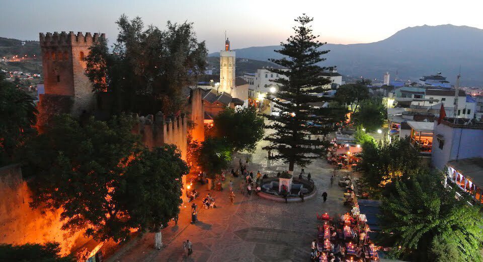 Christmas in Morocco medina