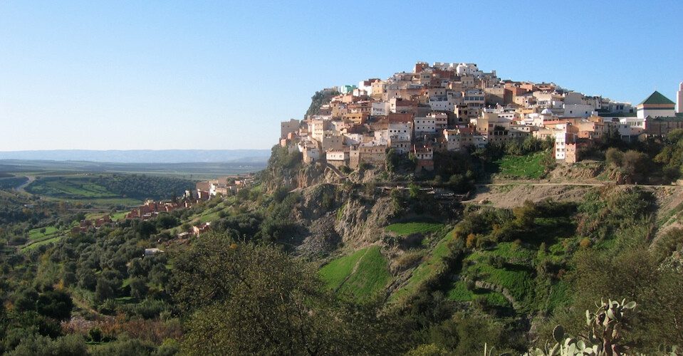 Overlooking of Moulay Idriss