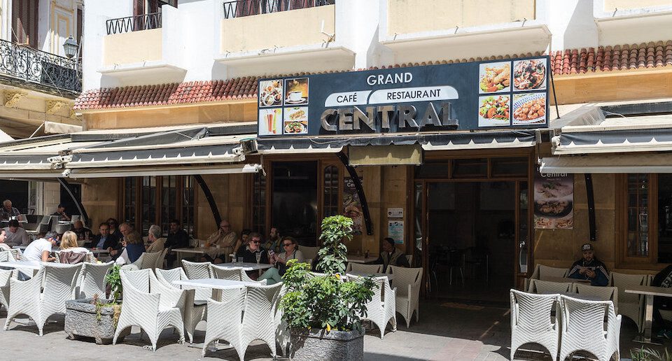 Cafes in the old medina