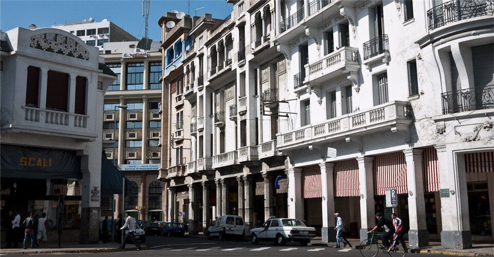 Colonial architecture in Casablanca