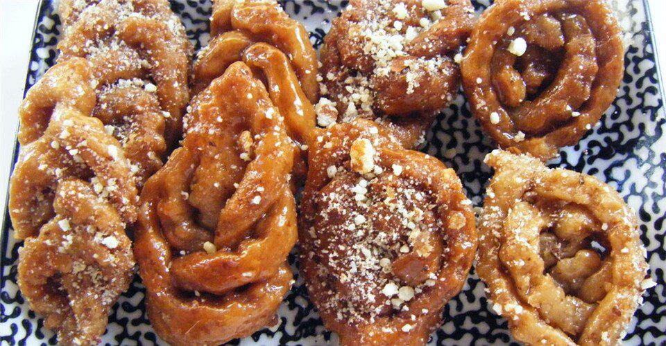 Traditional Moroccan desert with honey and sesame