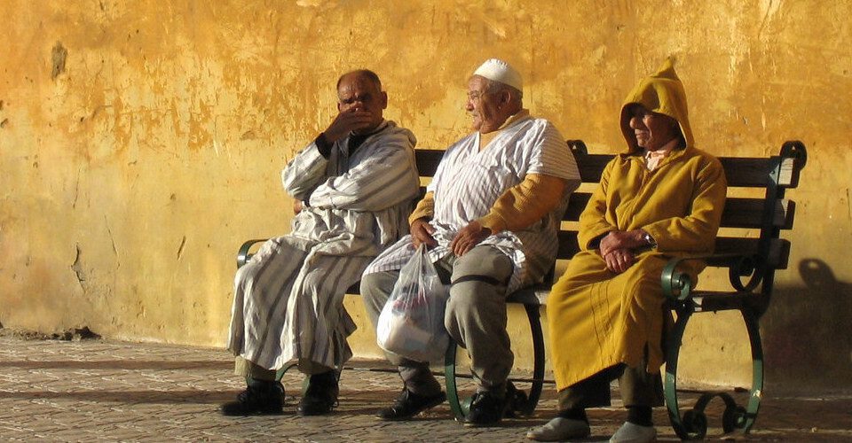 Three moroccan men
