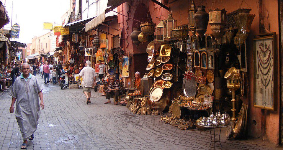 Souks with many shops