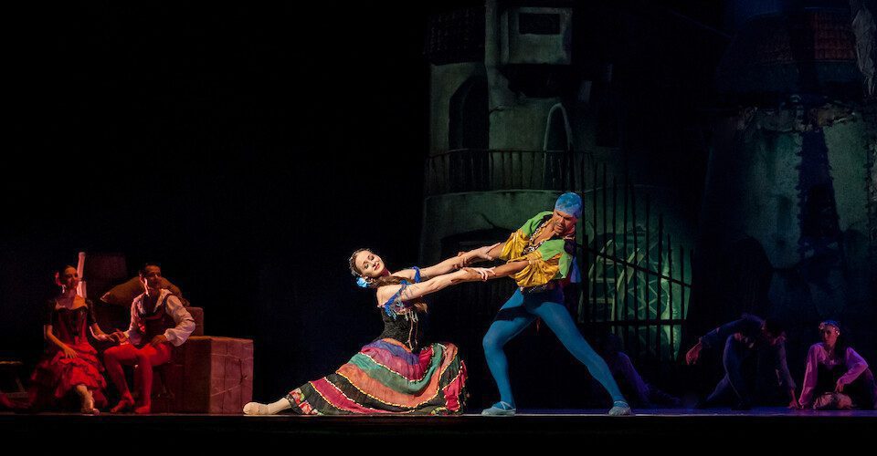 Dance in a stage play